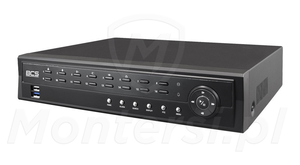BCS-U-NVR1602-A-4K-8P(6TB) - 16-kanałowy rejestrator IP BCS-U-NVR1602-A-4K-8P(6TB) - 16-kanałowy rejestrator IP