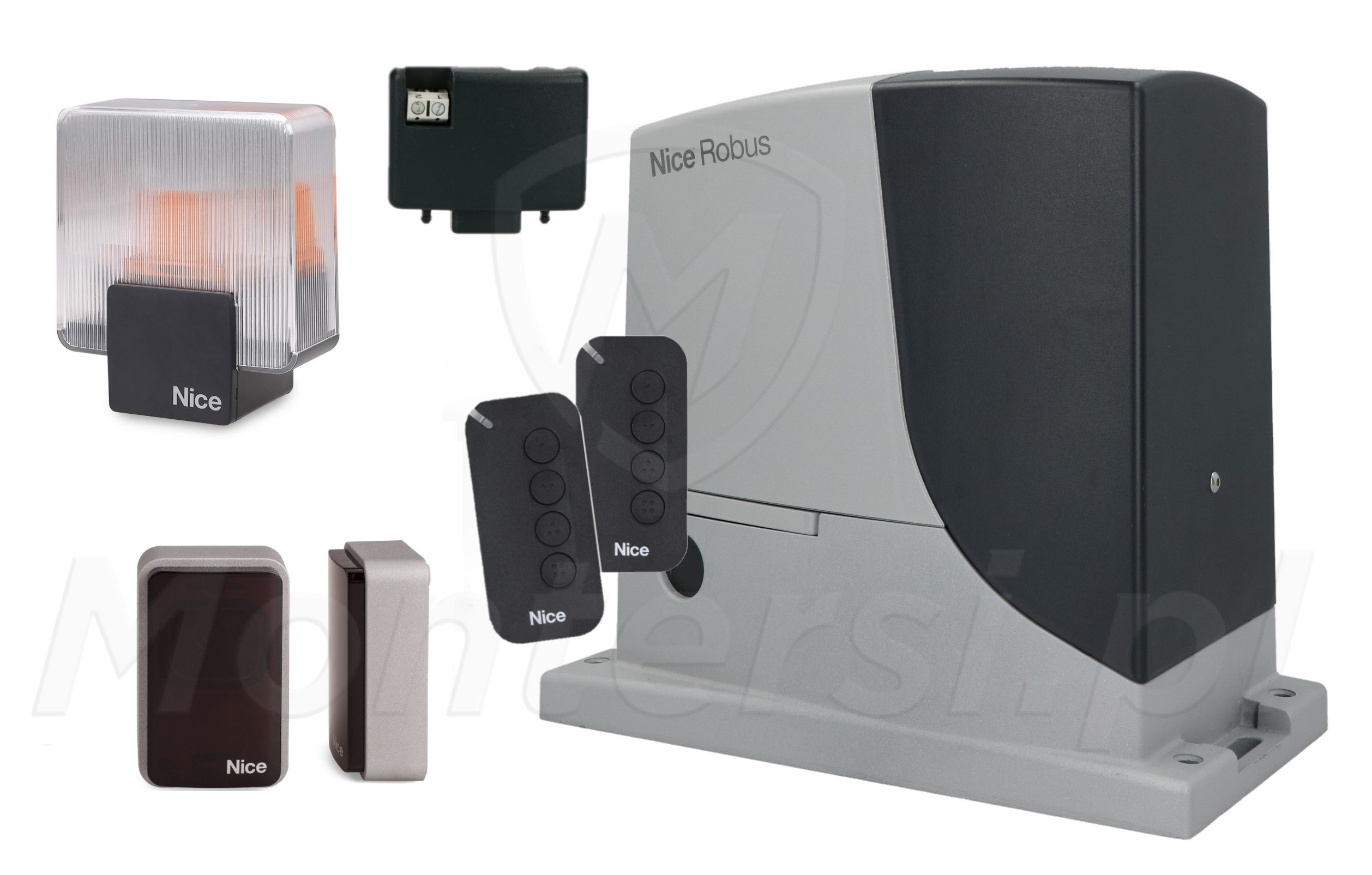 ROBUS 1000 - Zestaw do bramy przesuwnej do 1000kg (RB1000 + EPMB + ELDC)