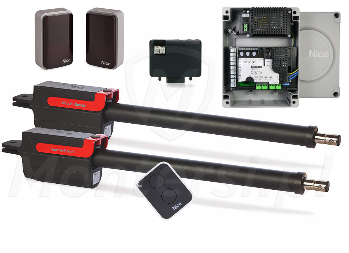 TTN6024HSBDKCE ON2E - Zestaw do bram skrzydłowych 6m/450kg, HI-SPEED