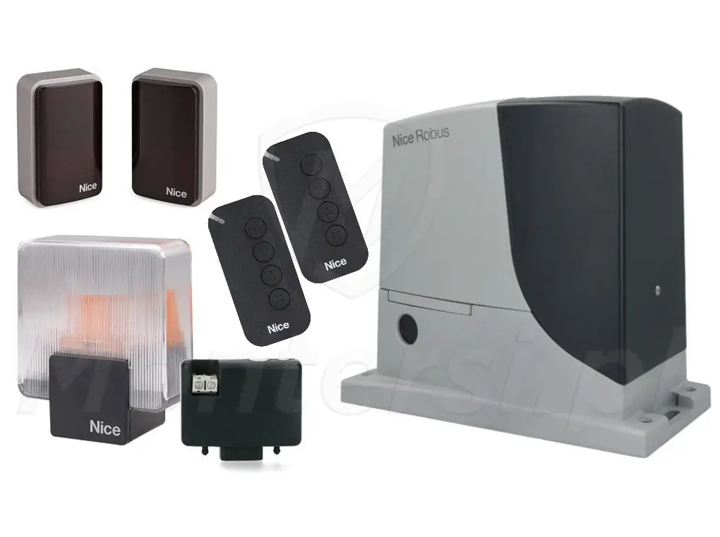 ROBUS 600 - Zestaw do bram przesuwnych do 600kg (RB600BDKCE + pilot + ELDC)