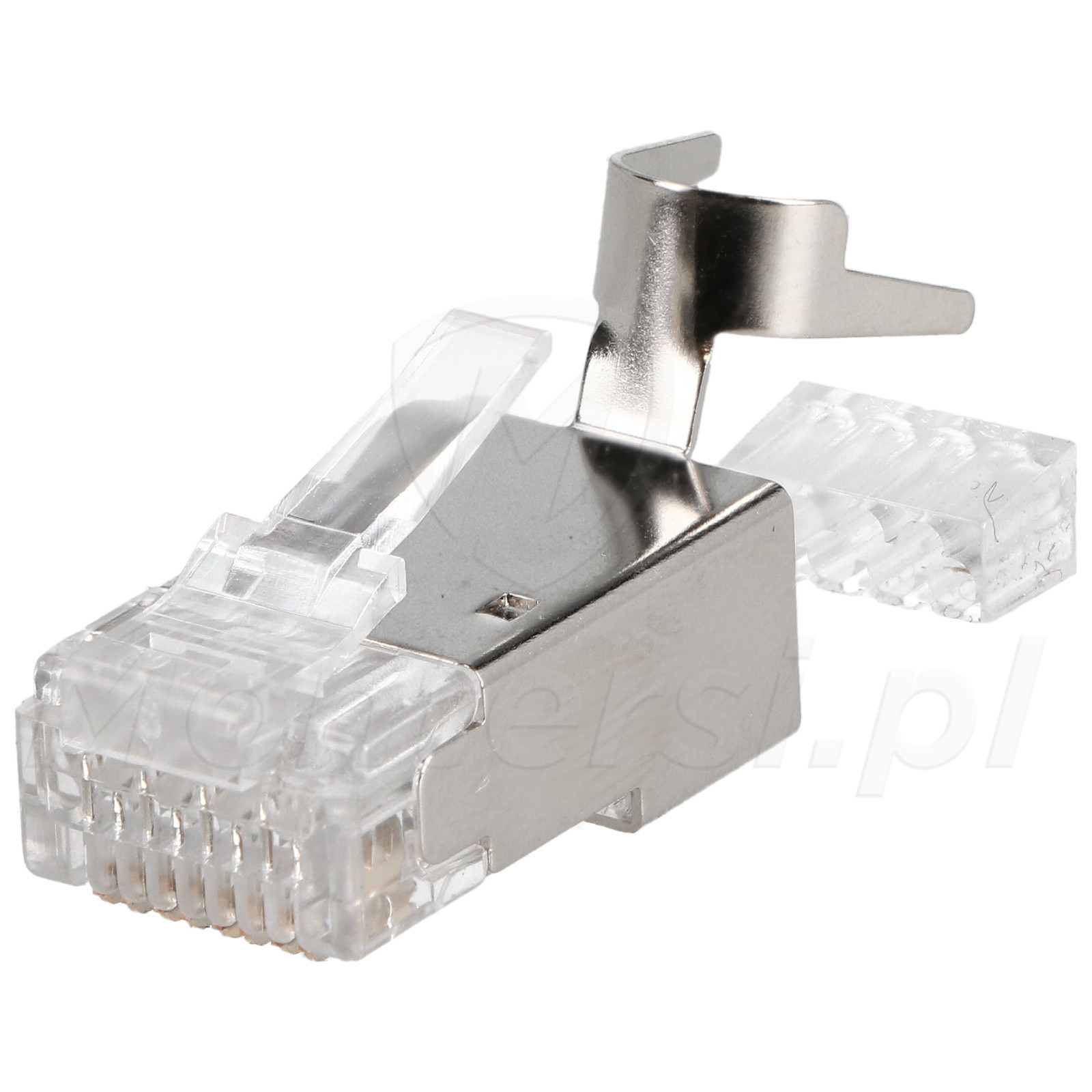 KRJS45/6ASLD - Wtyk RJ45 kat. 6A STP z prowadnicą