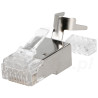KRJS45/6ASLD - Wtyk RJ45 kat. 6A STP z prowadnicą