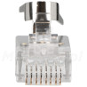 KRJS45/6ASLD - Wtyk RJ45 kat. 6A STP z prowadnicą