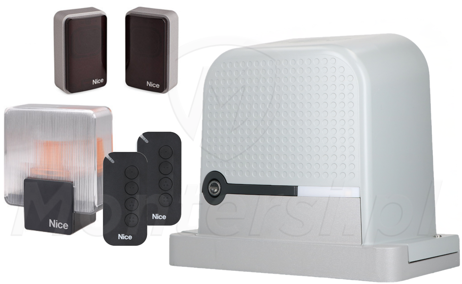 ROBUS 400 - Zestaw do bram przesuwnych do 400kg (RBS400BDKCE)