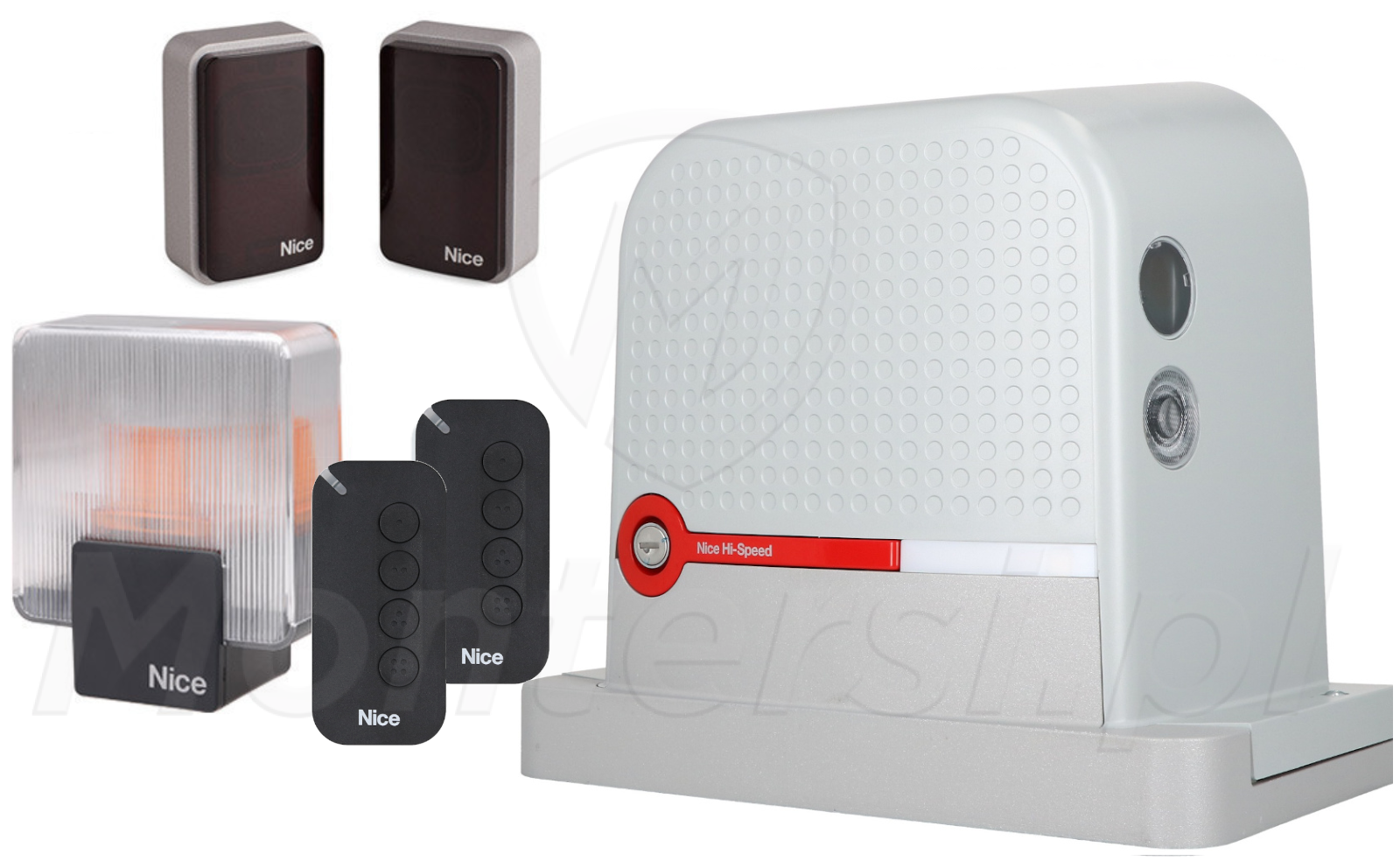 ROBUS 600HS - Zestaw do bram przesuwnych do 600kg, HI-SPEED (RBS600HSBDKCE)