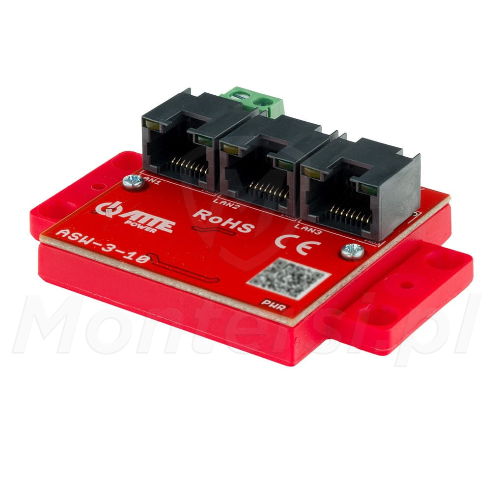 ASW-3-10 - Niezarządzalny switch 10/100 Mb/s, ATTE ASW-3-10 - Niezarządzalny switch 10/100 Mb/s, ATTE
