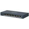 DS-3E0310P-E/M - 10-portowy switch PoE