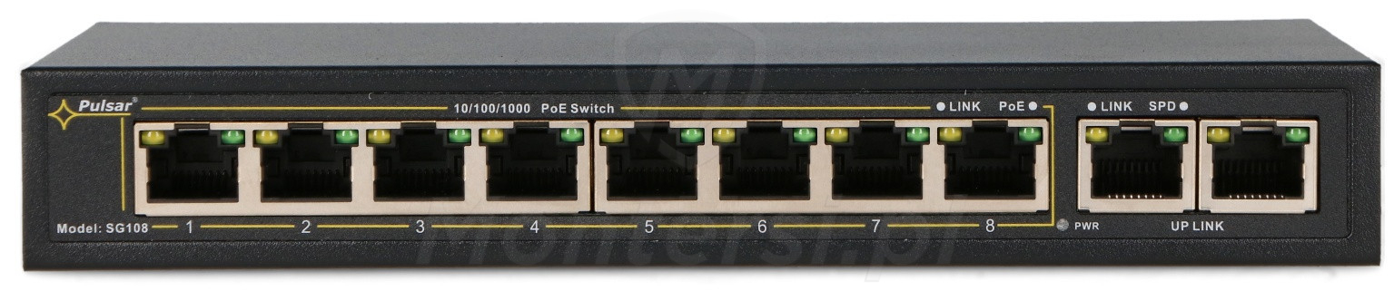 SG108WP - 10-portowy switch PoE SG108WP - 10-portowy switch PoE