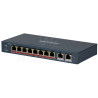 DS-3E0310HP-E - 10-portowy switch, 8x PoE 110W af/at/bt, 2x UPLINK DS-3E0310HP-E - 10-portowy switch, 8x PoE 110W af/at/bt, 2x UPLINK