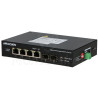 DS-3T0506HP-E/HS - 6 - portowy switch, 4x PoE, 2x SFP