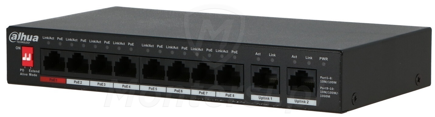 PFS3010-8ET-96-V2 - 10-portowy switch PoE
