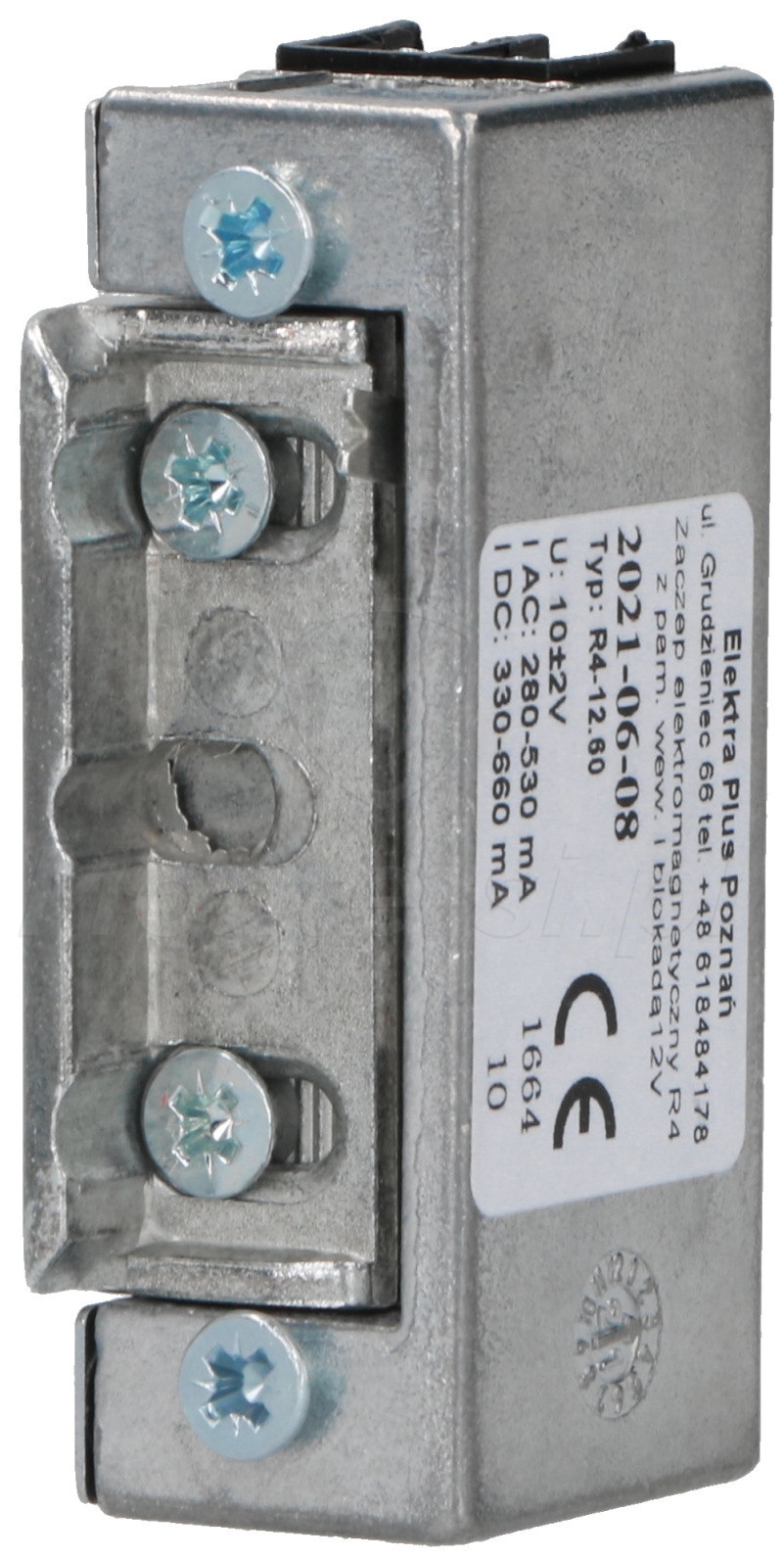 R4-12.60 - Elektrozaczep z pamięcią wewnętrzną i blokadą