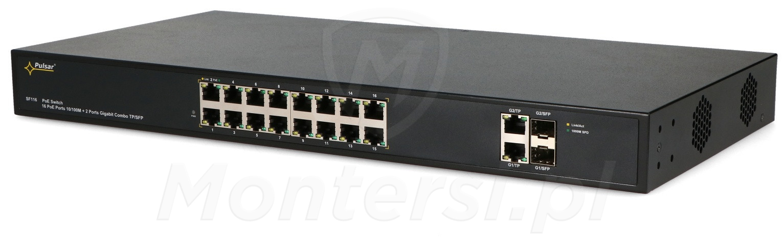 SF116WP - 18-portowy switch PoE SF116WP - 18-portowy switch PoE