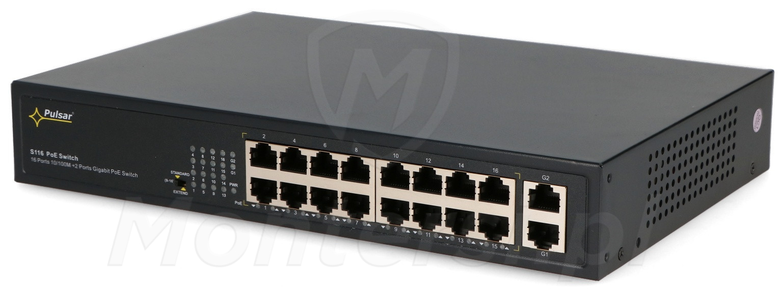 S116 - 18-portowy switch PoE S116 - 18-portowy switch PoE