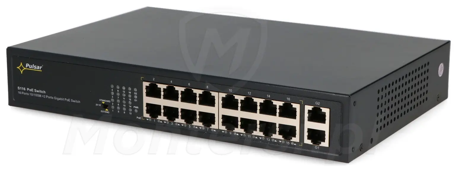 S116 - 18-portowy switch PoE