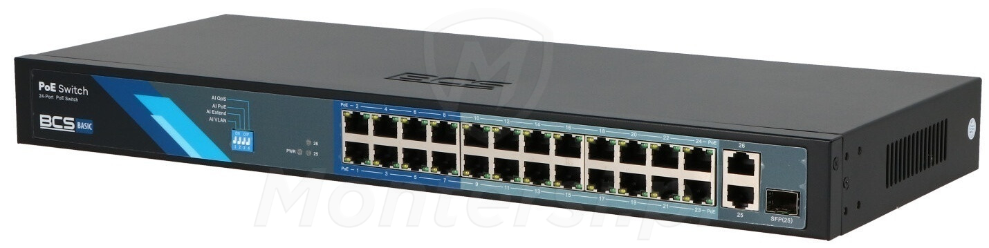 BCS-B-SP2402G-1SFP - 27-portowy switch PoE BCS-B-SP2402G-1SFP - 27-portowy switch PoE