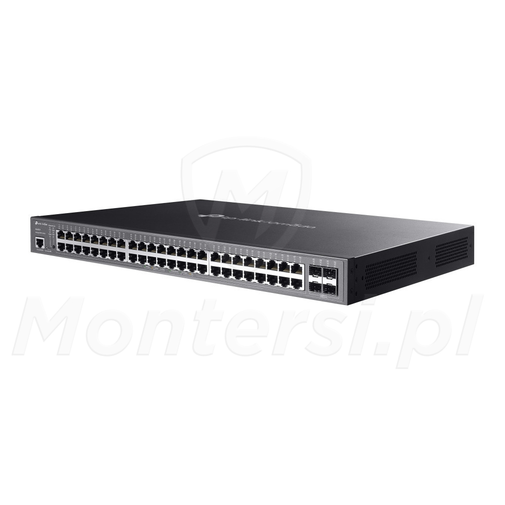 TL-SG3452P - 52-portowy switch PoE 1000Mb/s, 4x SFP, Rack 19