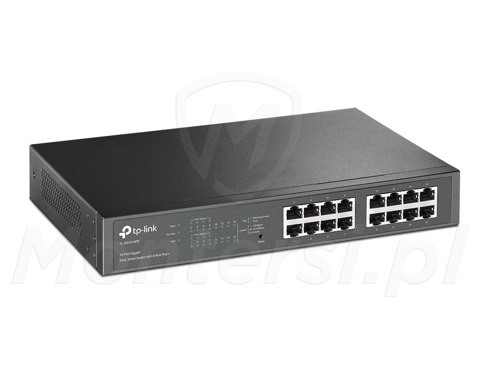 TL-SG1016PE - 16-portowy zarządzalny switch PoE TL-SG1016PE - 16-portowy zarządzalny switch PoE