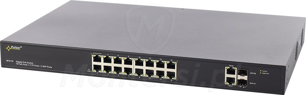 SFG116WP - 20-portowy switch PoE SFG116WP - 20-portowy switch PoE