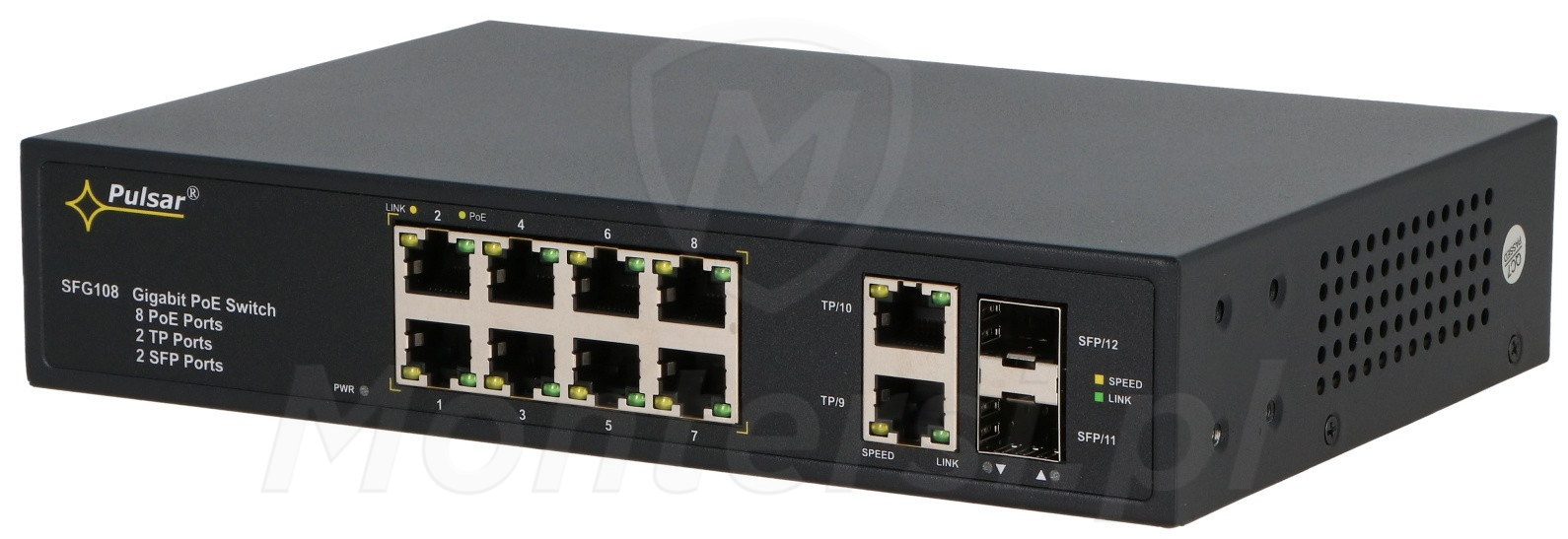 SFG108 - 12-portowy switch PoE SFG108 - 12-portowy switch PoE