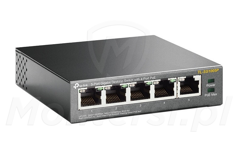 TL-SG1005P - 5-portowy switch PoE