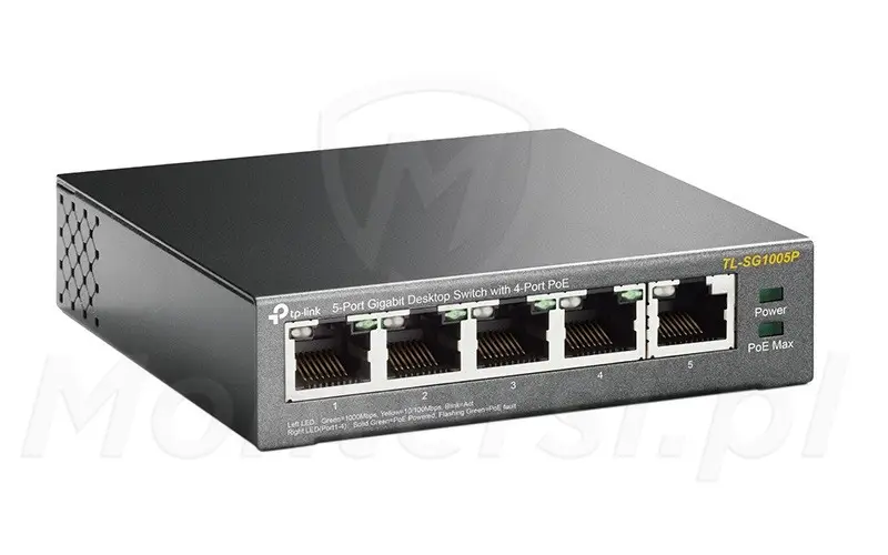 TL-SG1005P - 5-portowy switch PoE