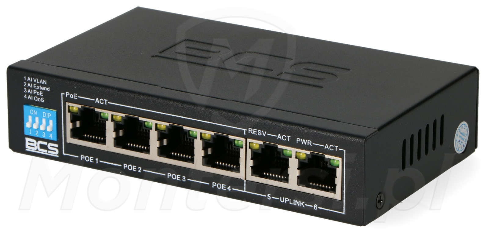 BCS-B-SP0402 - 6-portowy switch PoE BCS-B-SP0402 - 6-portowy switch PoE