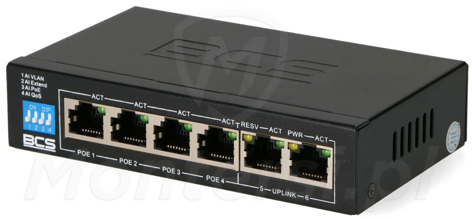 BCS-B-SP04G02G - 6-portowy switch PoE