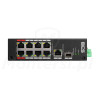 BCS-L-SP0801G-1SFP(2) - 10-portowy switch, 8x PoE af/at, 1x UPLINK RJ-45 / SFP