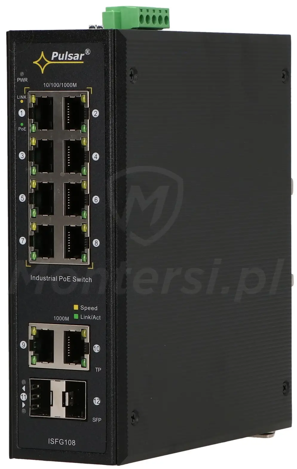 ISFG108 - 12-portowy switch PoE ISFG108 - 12-portowy switch PoE