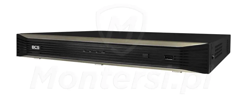 BCS-P-NVR1602-A-4K-16P(4) - 16-kanałowy rejestrator IP, 16 Mpx, 320 Mb/s, H.265+