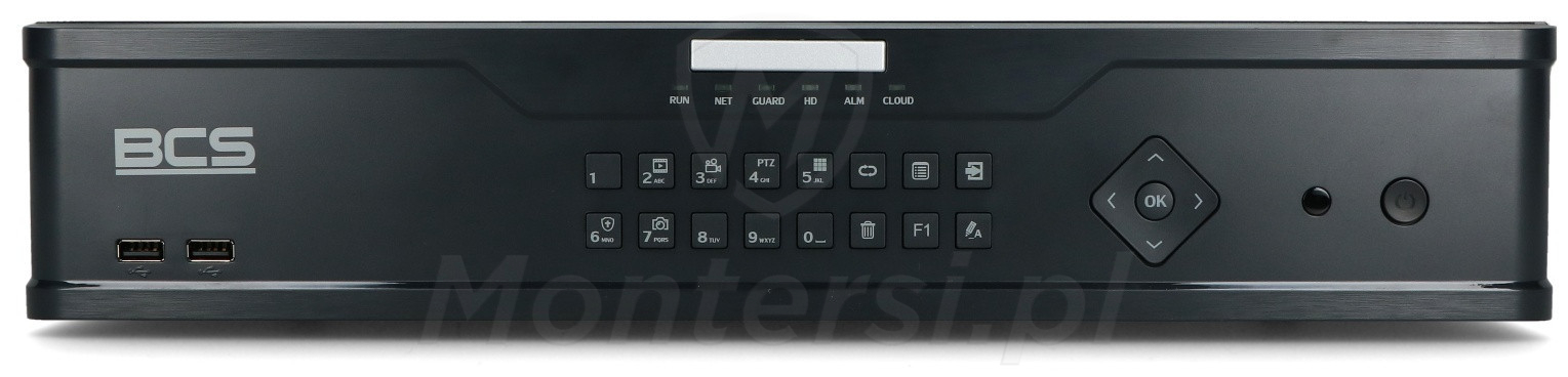 BCS-P-NVR6408R-A-4K-III - 64-kanałowy rejestrator IP, 12 Mpx, 384 Mb/s, RAID