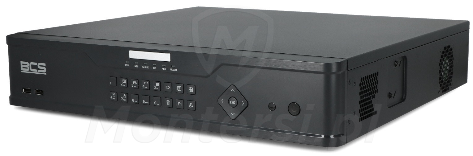 BCS-P-NVR3208R-A-4K-III - 32-kanałowy rejestrator IP, 12 Mpx, 384 Mb/s, RAID, H.265