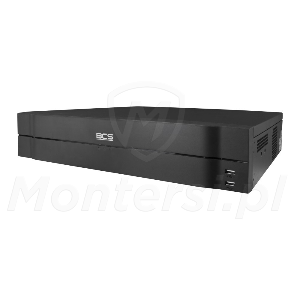 BCS-L-NVR3208R-A-4K-AI(2) - 32-kanałowy rejestrator IP, 32 Mpx, 384 Mb/s, ARTR, POS, RAID