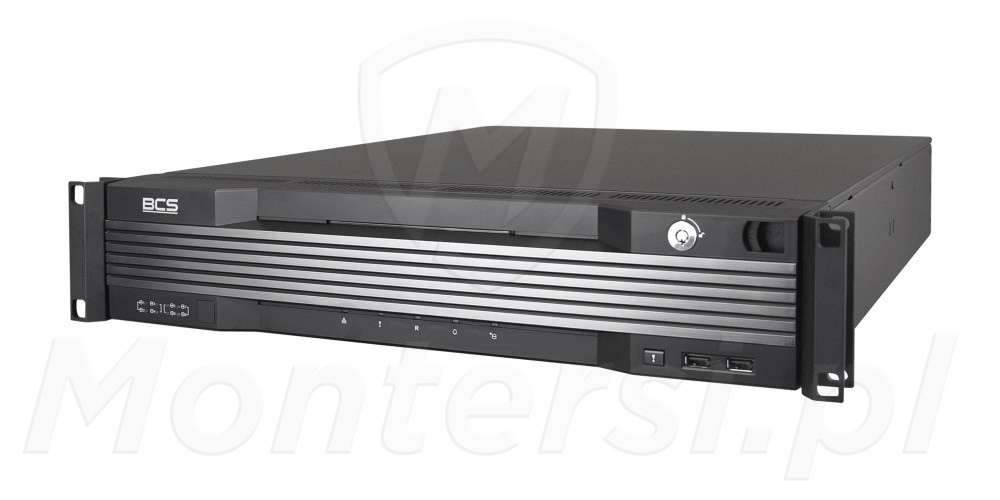 BCS-U-NVR6408R-A-4K(2x12TB) - 64-kanałowy rejestrator IP BCS-U-NVR6408R-A-4K(2x12TB) - 64-kanałowy rejestrator IP