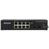 DS-3T0510HP-E/HS - 10 - portowy switch przemysłowy, 4x PoE, 2x SFP