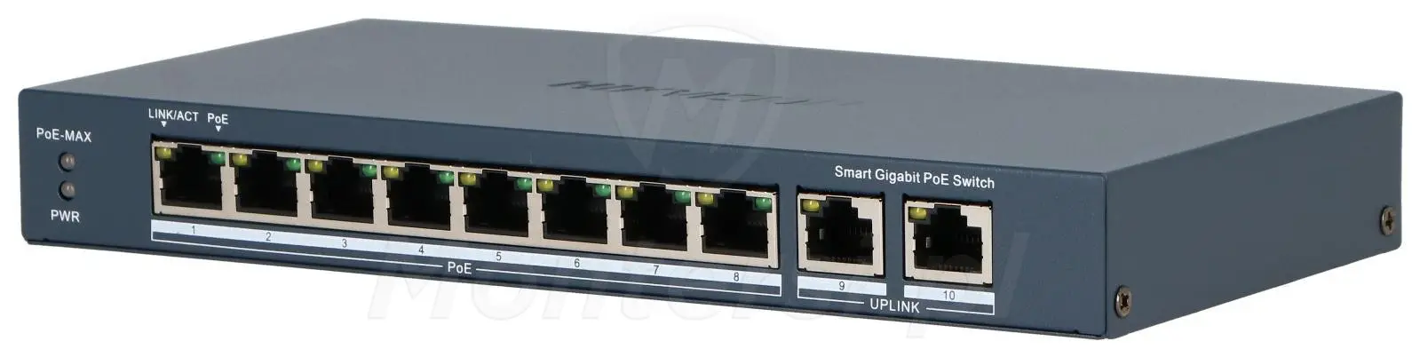 DS-3E1510P-EIV2 - 10-portowy zarządzalny switch PoE