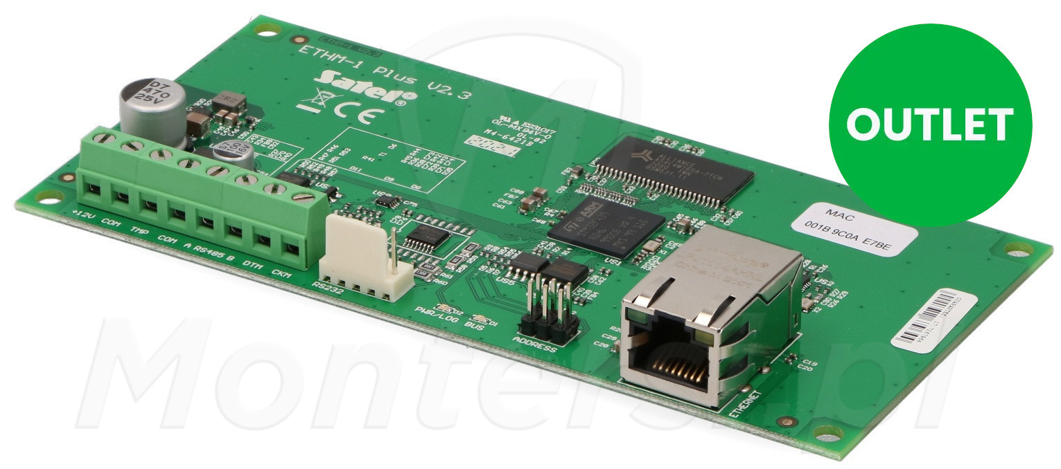 ETHM-1 Plus - Moduł ethernetowy OUTLET ( powystawowy )