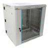RWDA1265-G - Wisząca szafa dwusekcyjna RACK 12 U, 600 x 550, do złożenia, szara RWDA1265-G - Wisząca szafa dwusekcyjna RACK 12 U, 600 x 550, do złożenia, szara
