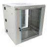 RWDA1265-G - Wisząca szafa dwusekcyjna RACK 12 U, 600 x 550, do złożenia, szara RWDA1265-G - Wisząca szafa dwusekcyjna RACK 12 U, 600 x 550, do złożenia, szara