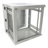 RWDA1265-G - Wisząca szafa dwusekcyjna RACK 12 U, 600 x 550, do złożenia, szara RWDA1265-G - Wisząca szafa dwusekcyjna RACK 12 U, 600 x 550, do złożenia, szara