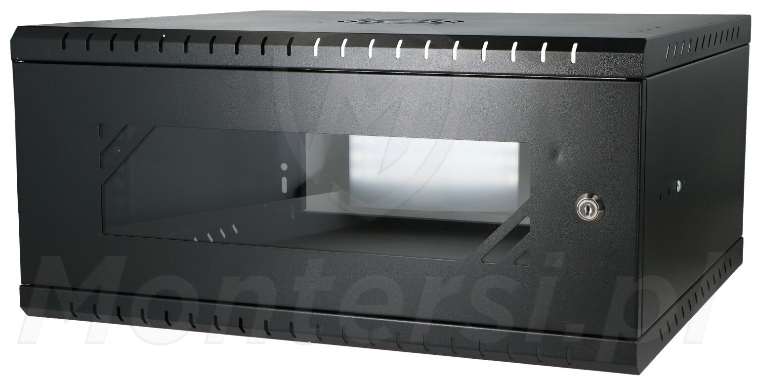 RC19-4U-350GB - Wisząca szafa RACK 19", 4U, 350 mm Szklane drzwi RC19-4U-350GB - Wisząca szafa RACK 19", 4U, 350 mm Szklane drzwi