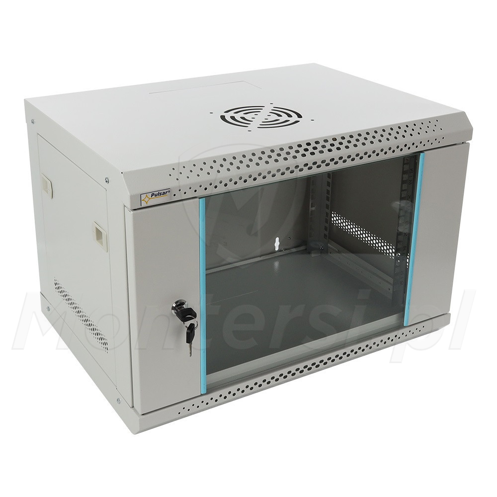 RWA654-G - Wisząca szafa RACK 6U