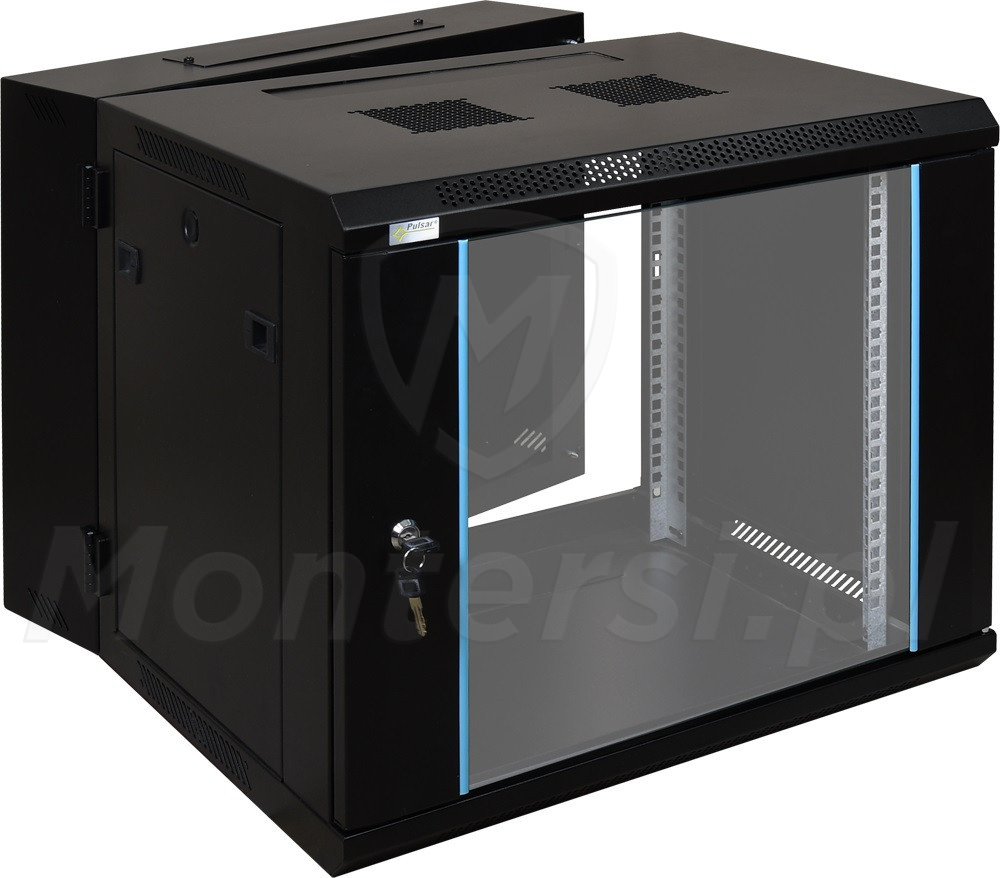 RWD966 - Wisząca szafa RACK 9 U, 600 x 600, podwójna, złożona RWD966 - Wisząca szafa RACK 9 U, 600 x 600, podwójna, złożona