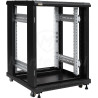 RS1566 - Stojąca szafa RACK 15 U, 600 x 600, do złożenia