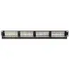 CCAS-PA5E-24UTP - Panel kat. 5eUTP 19" 1U, 24xRJ45