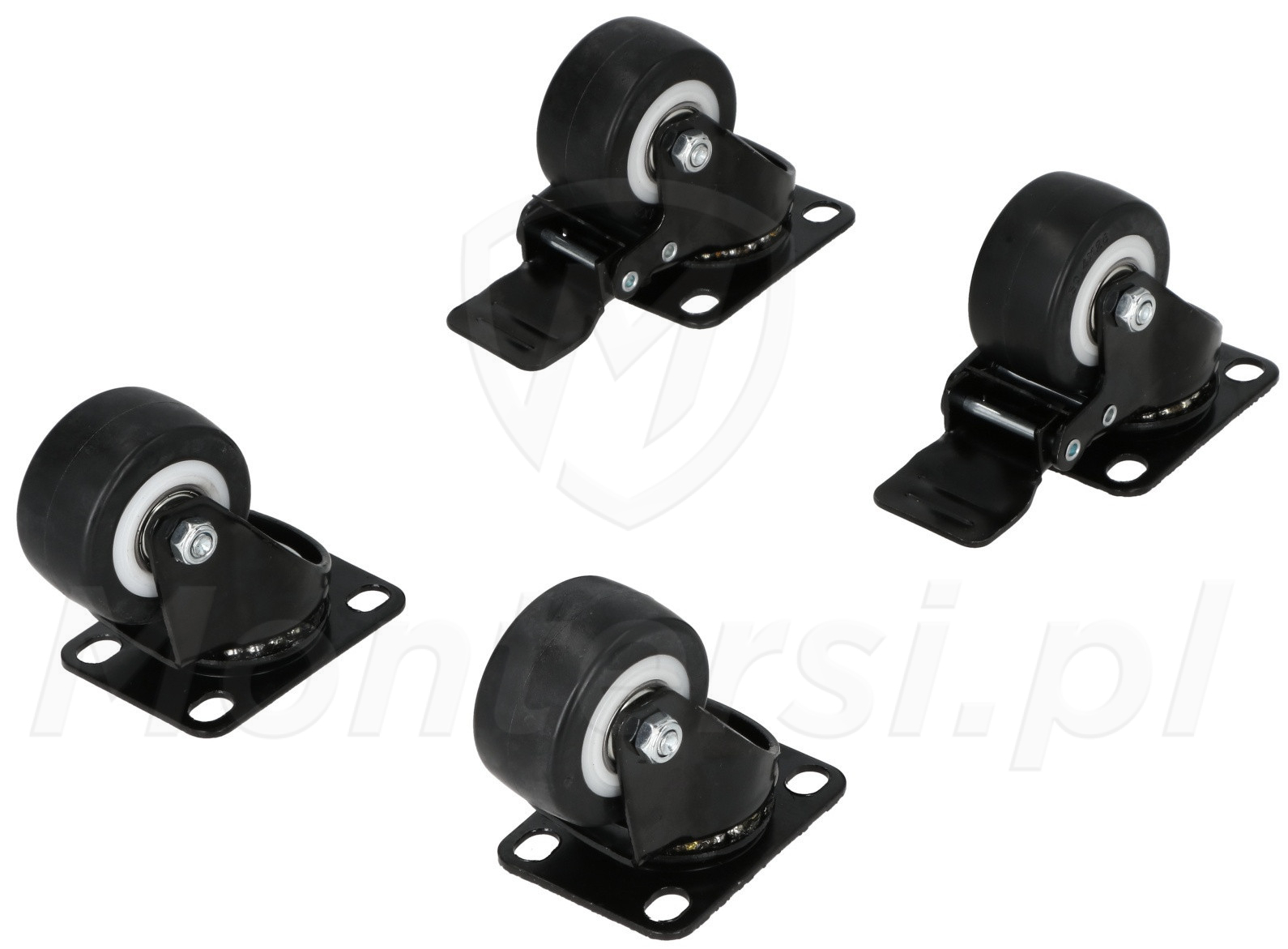 CCAS-ZK-4 - Zestaw kół do szafy RACK 19"