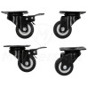 CCAS-ZK-4 - Zestaw kół do szafy RACK 19&#34;