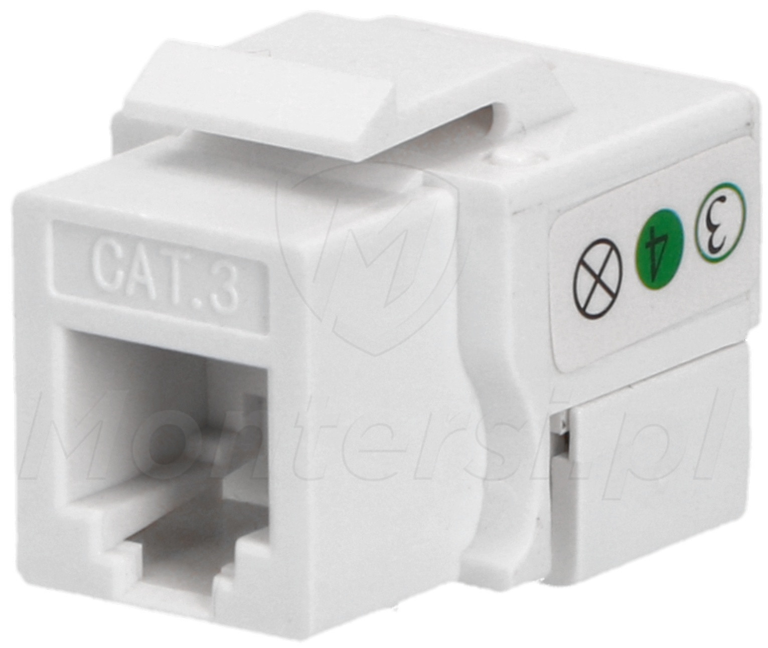 FX-RJ11 - Moduł RJ45 keystone kat.3 UTP