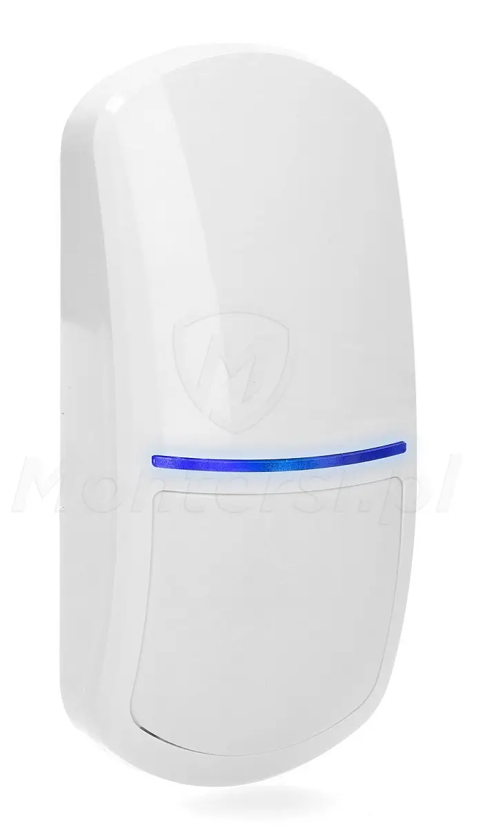 SLIM-DUAL-LUNA - Dualna czujka ruchu, Grade 2, oświetlenie LED